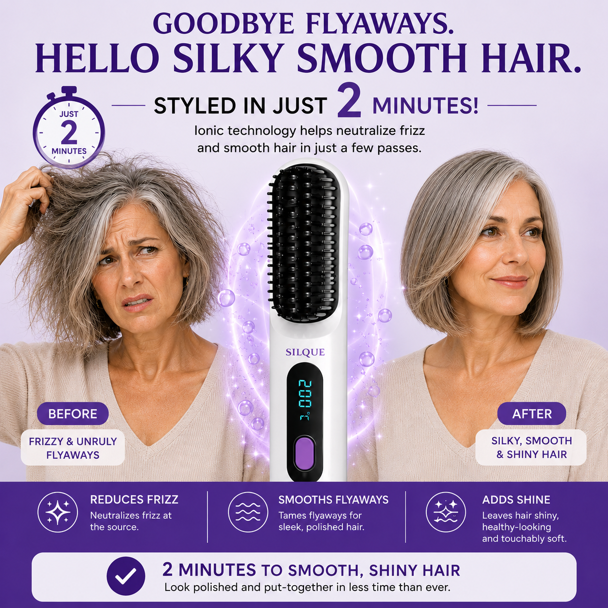 SILQUE Heated Brush